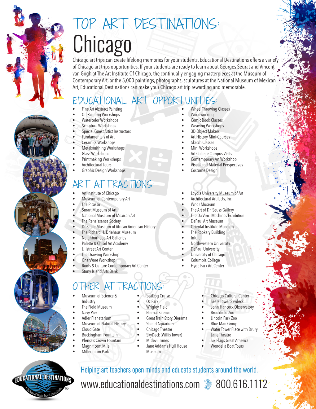 Chicago Chicago Art Trips Can Create Lifelong Memories for Your Students