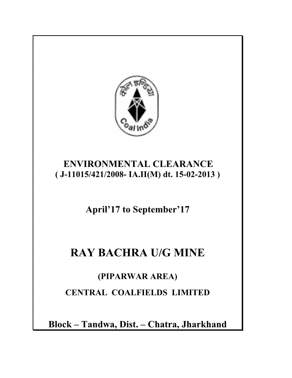 Ray Bachra U/G Mine