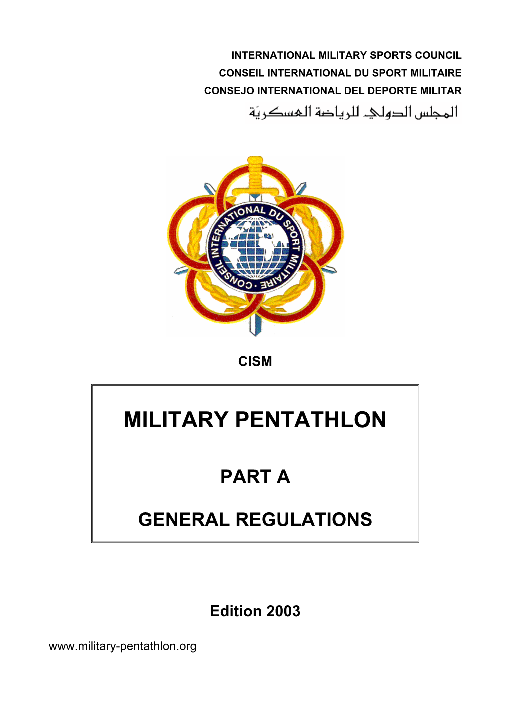 General Regulations