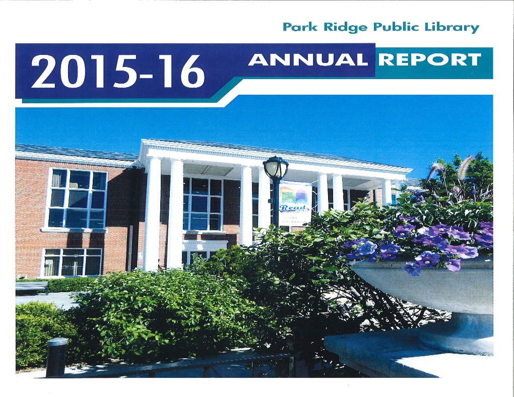 Park Ridge Public Library Annual Report