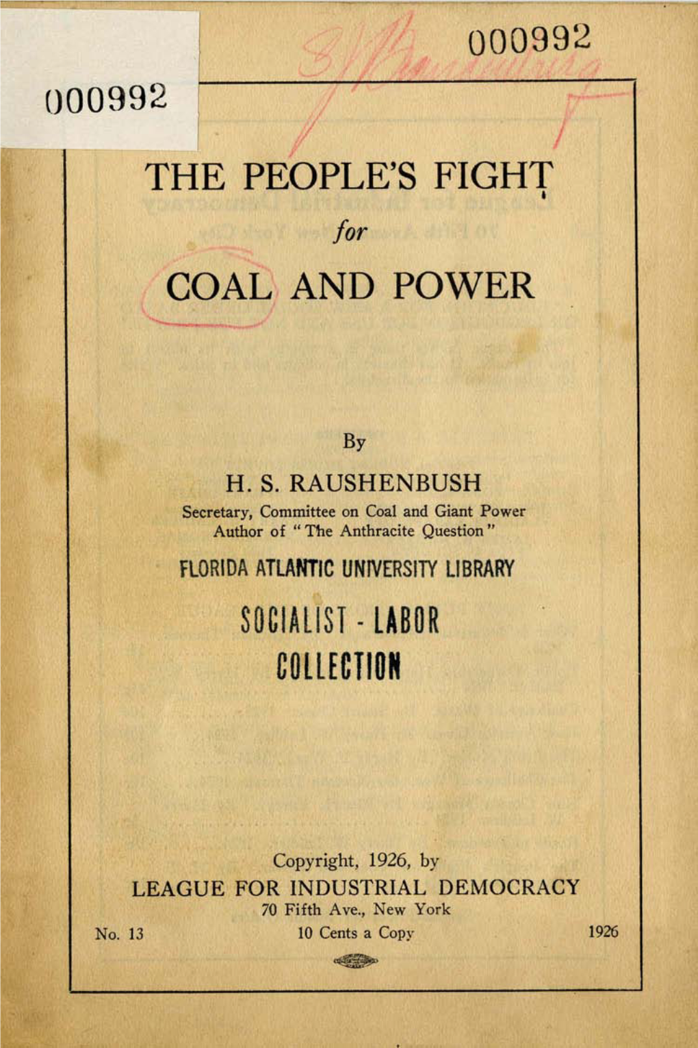 The People's Fight Coal and Power