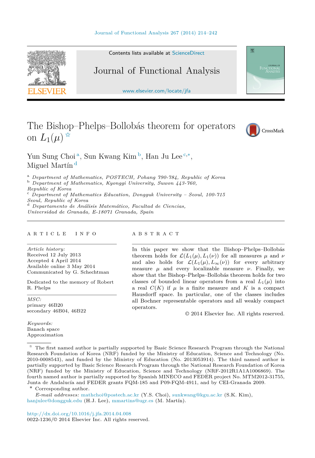 The Bishop–Phelps–Bollobás Theorem for Operators on L1(Μ)