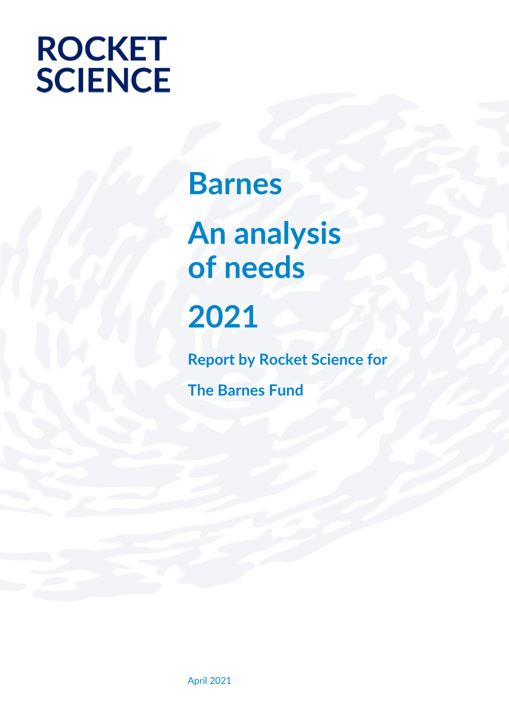Barnes an Analysis of Needs 2021