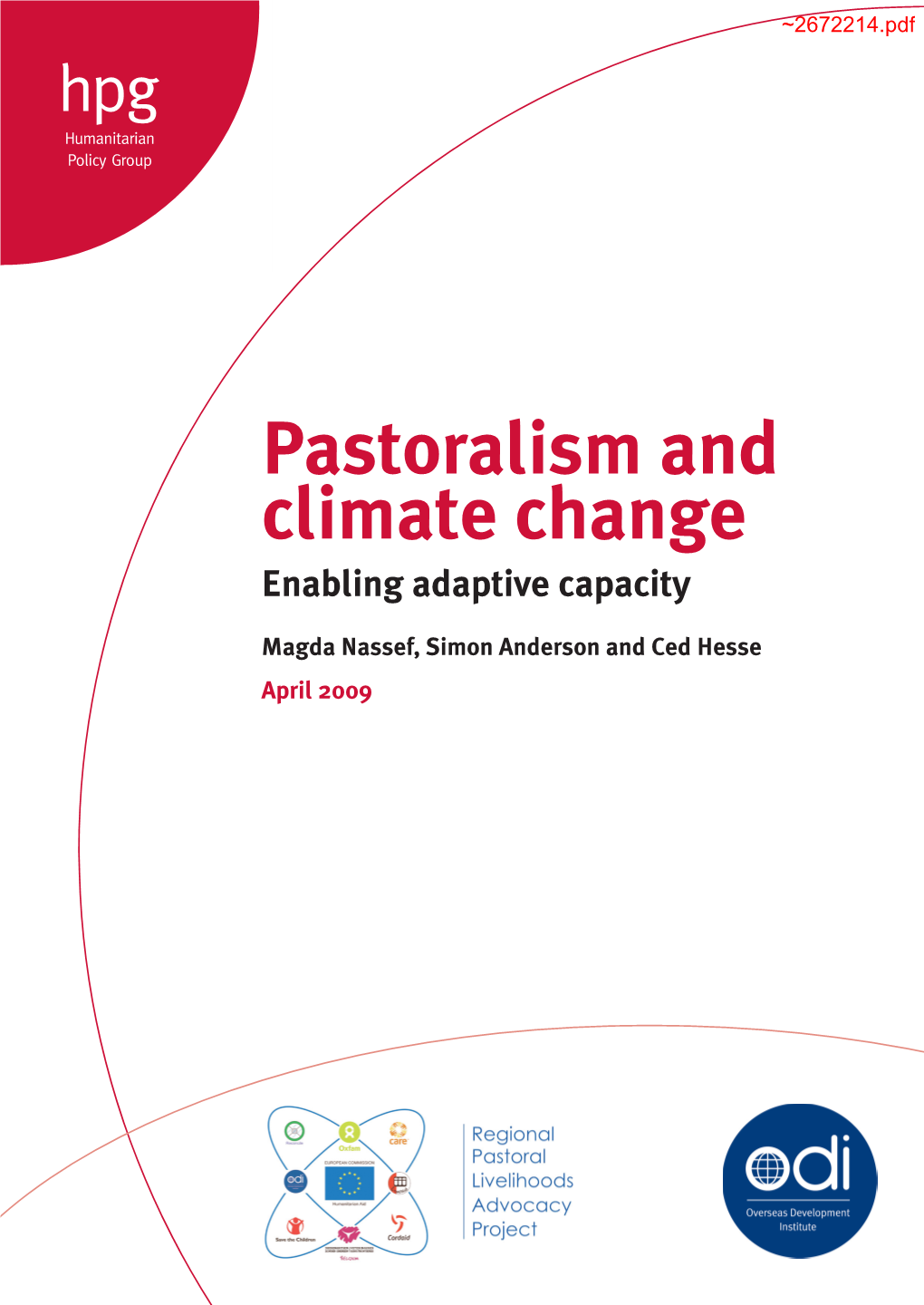 Pastoralism and Climate Change Enabling Adaptive Capacity