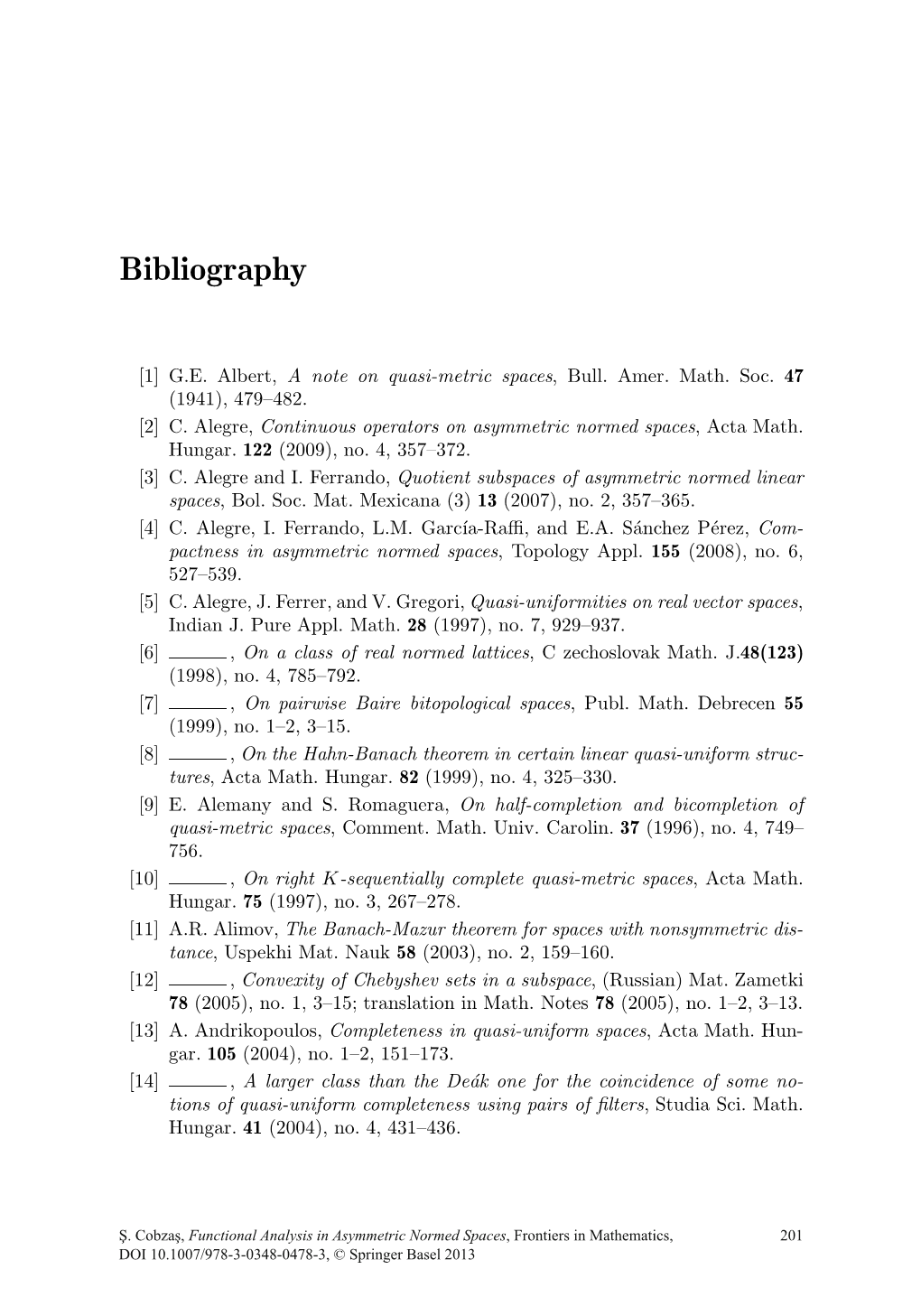 Bibliography