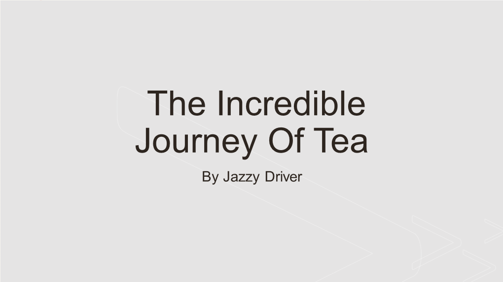 The Incredible Journey Of