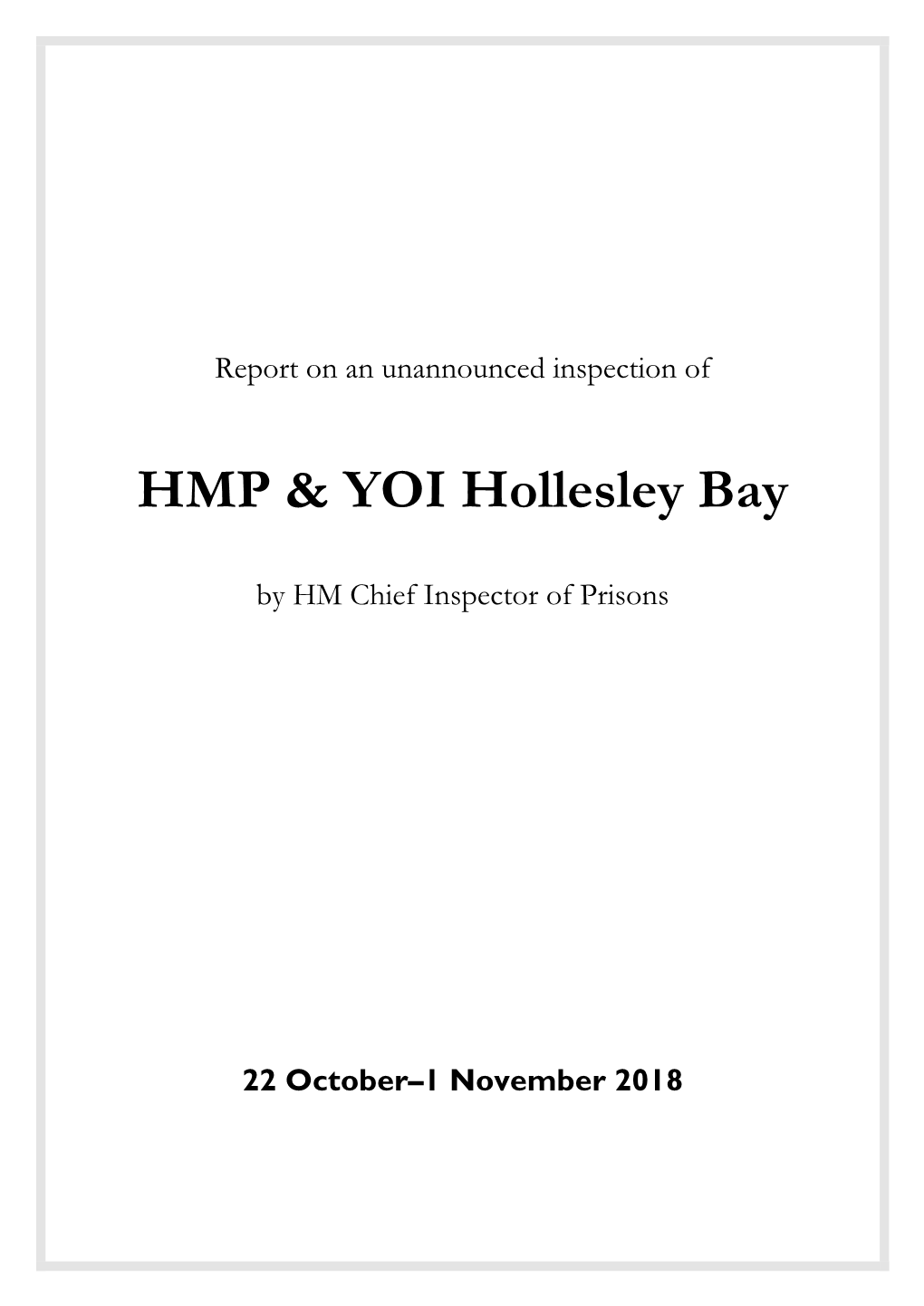 HMP & YOI Hollesley
