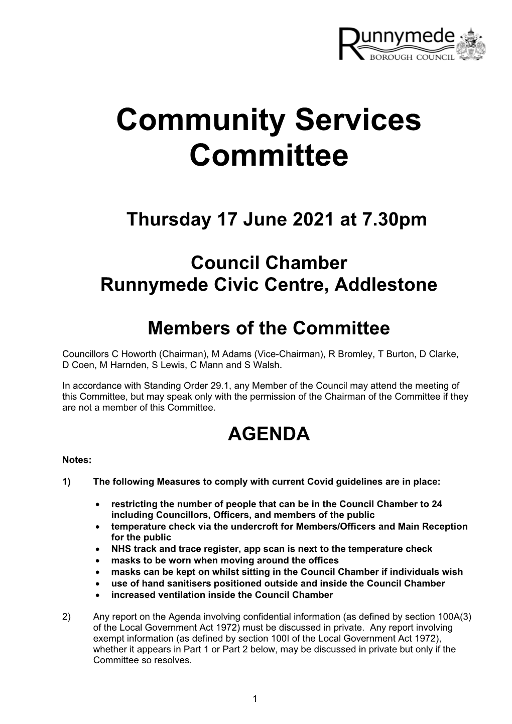 Community Services Committee