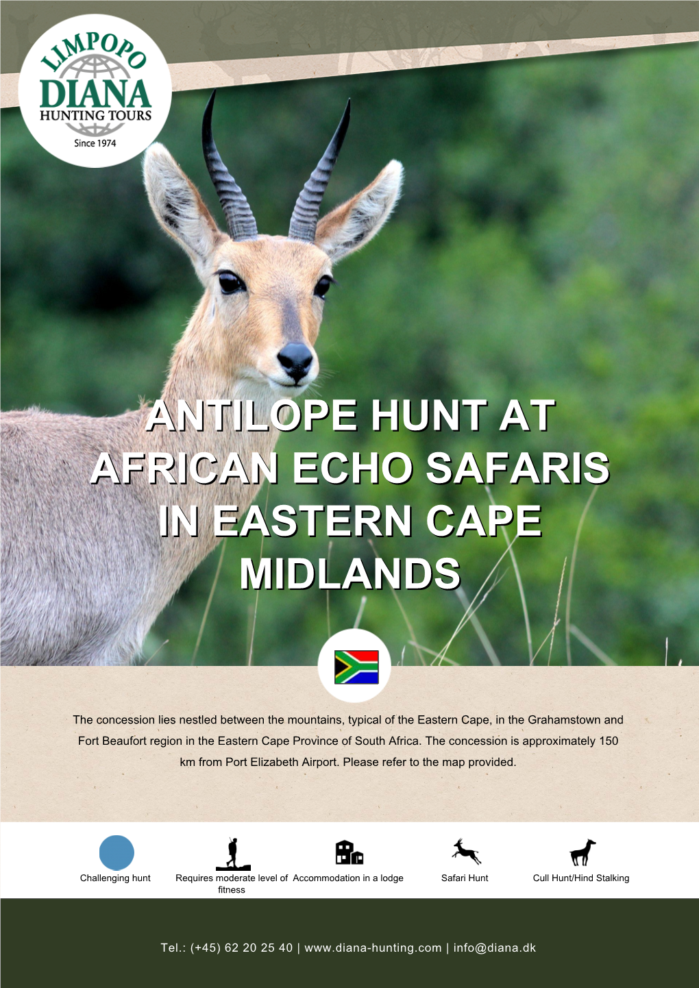Antilope Hunt at African Echo Safaris in Eastern Cape Midlands