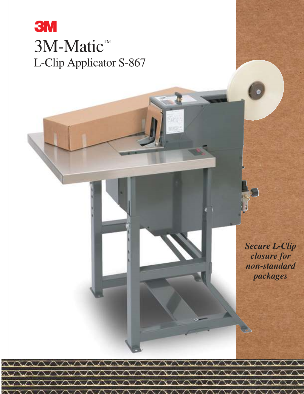 3M S867 L-Clip Case Sealer Brochure