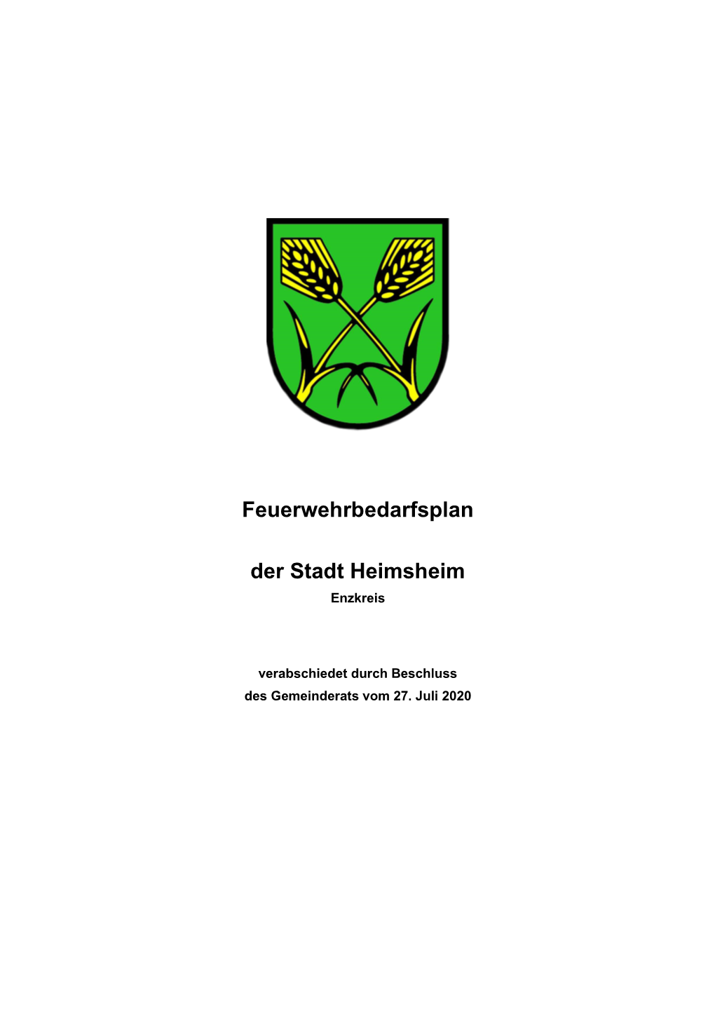 Feuerwehrbedarfsplan