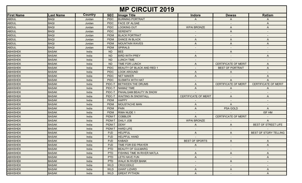 Mp Circuit 2019