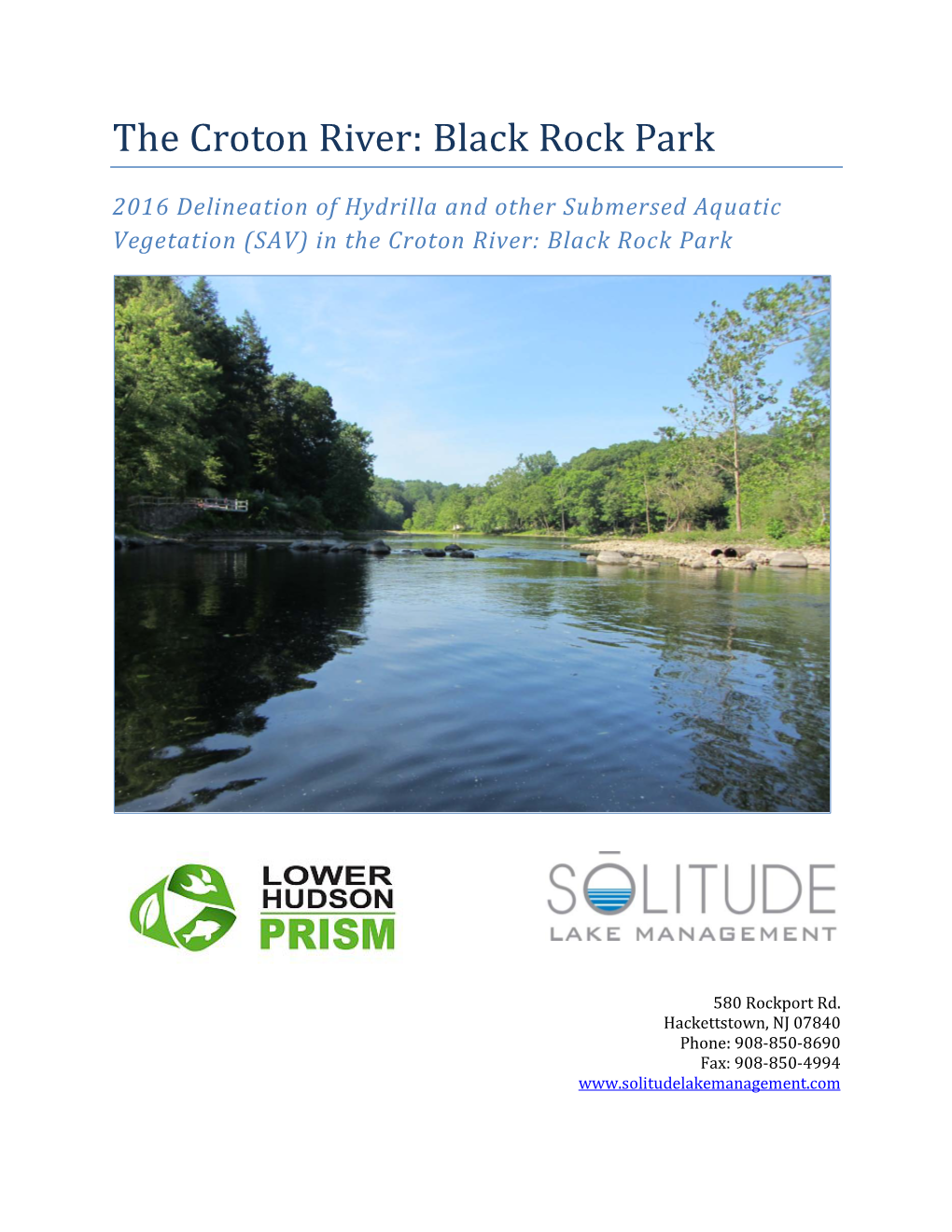 The Croton River: Black Rock Park