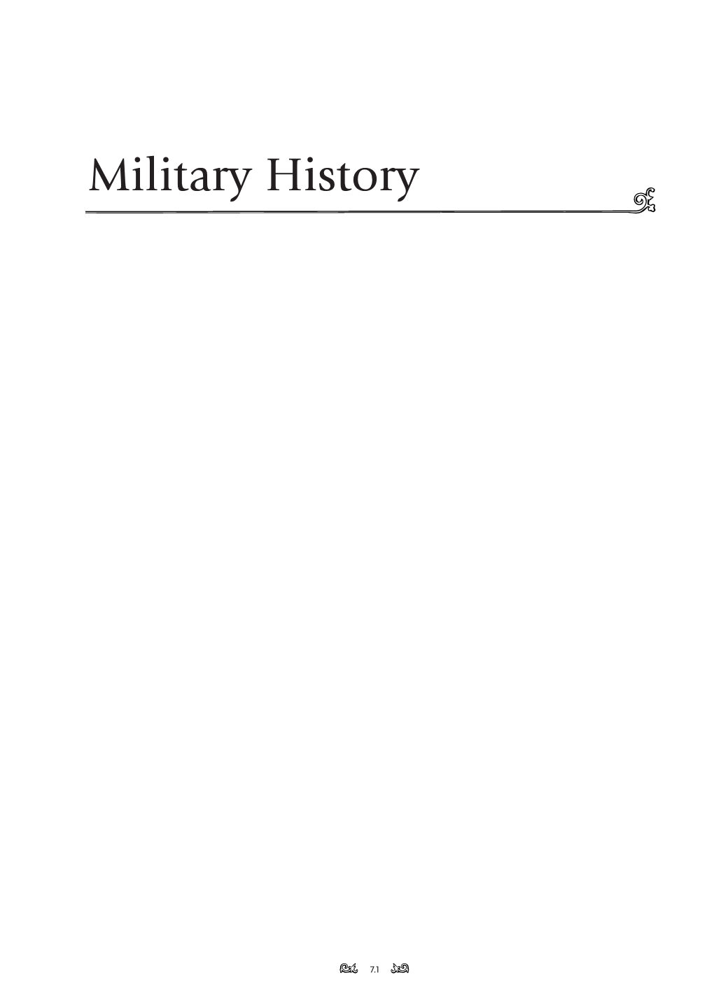 Military History