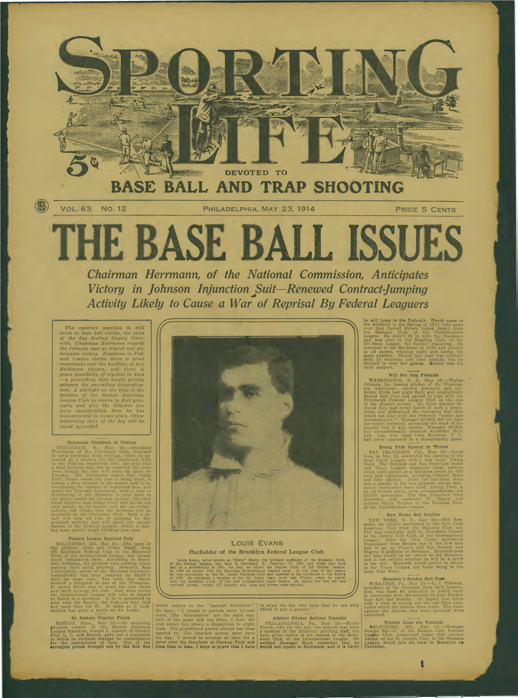 Base Ball and Trap Shooting