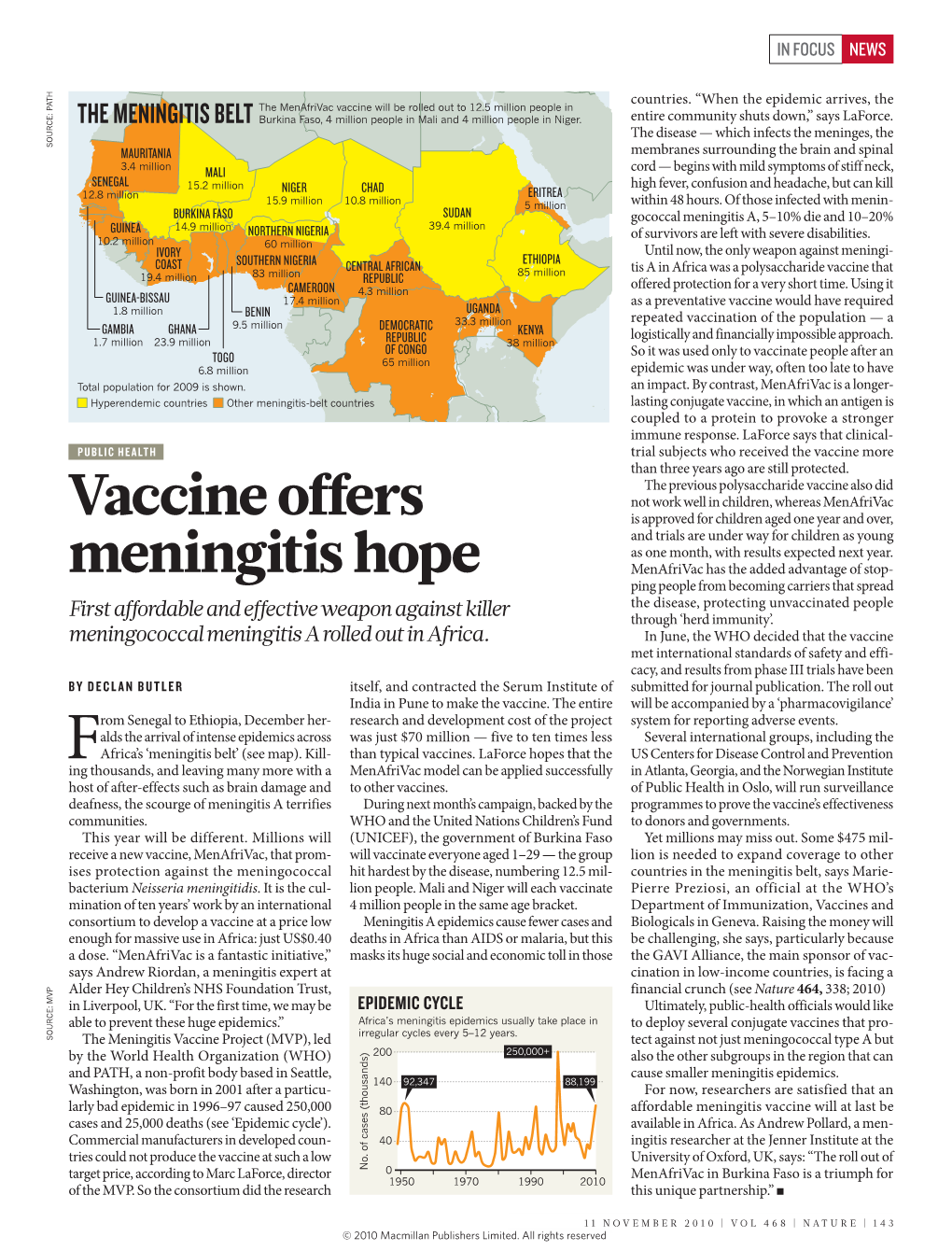 Vaccine Offers Meningitis Hope