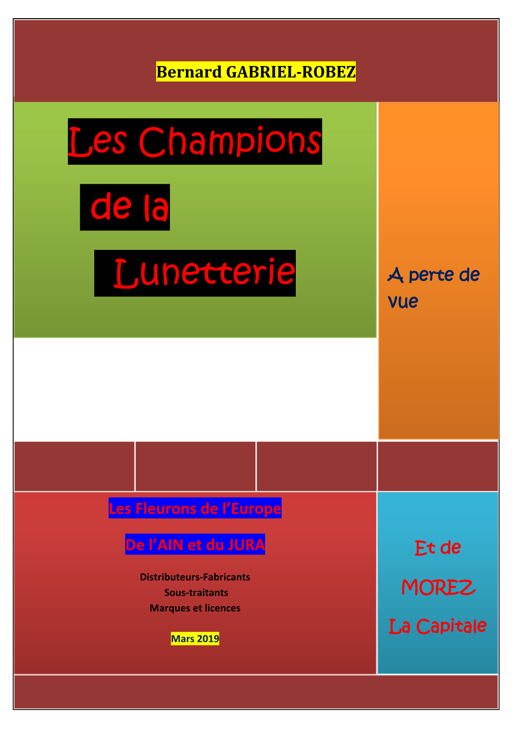 LES CHAMPIONS De La LUNETTERIE D'europe