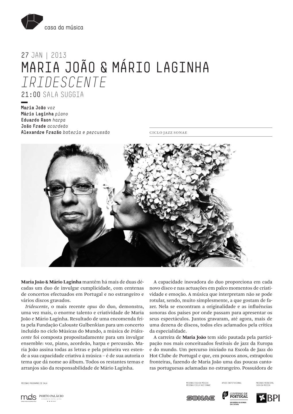 Maria João & Mário Laginha Iridescente