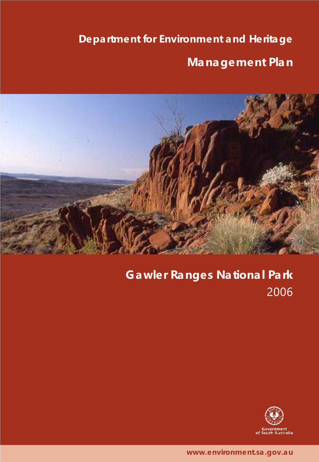 Gawler Ranges National Park Management Plan