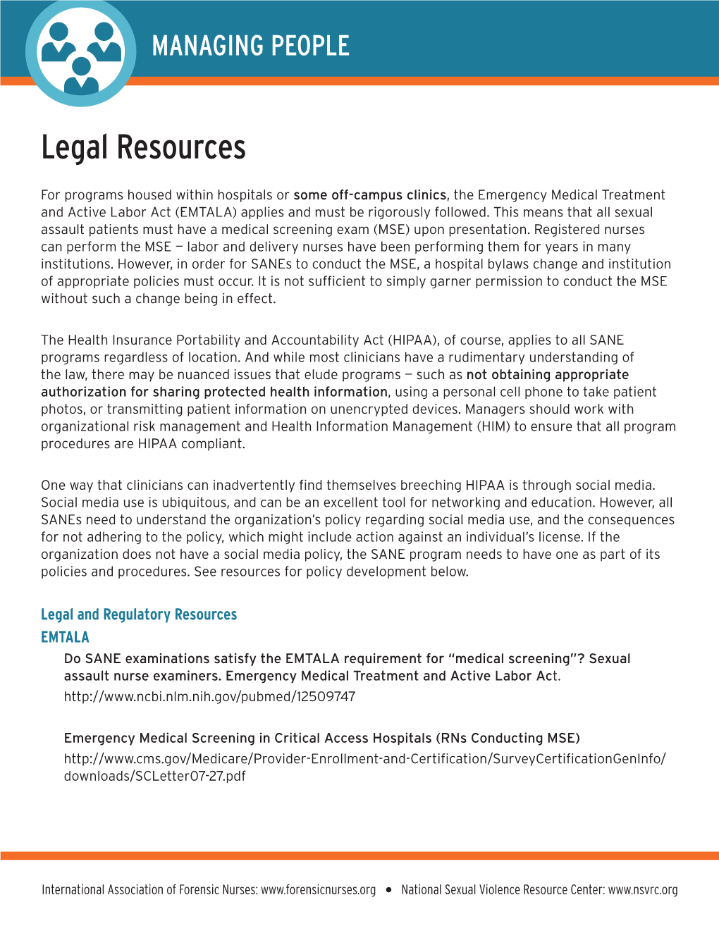 Legal Resources