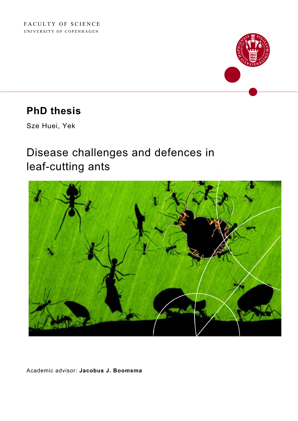 TITLE: Diseases Challenges and Defenses in Leaf-Cutting Ants