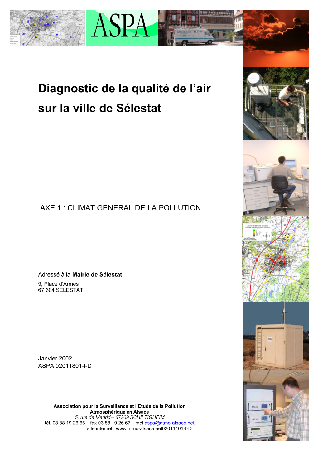 Diagnostic De La Qualité De L'air Sur La Ville De Sélestat