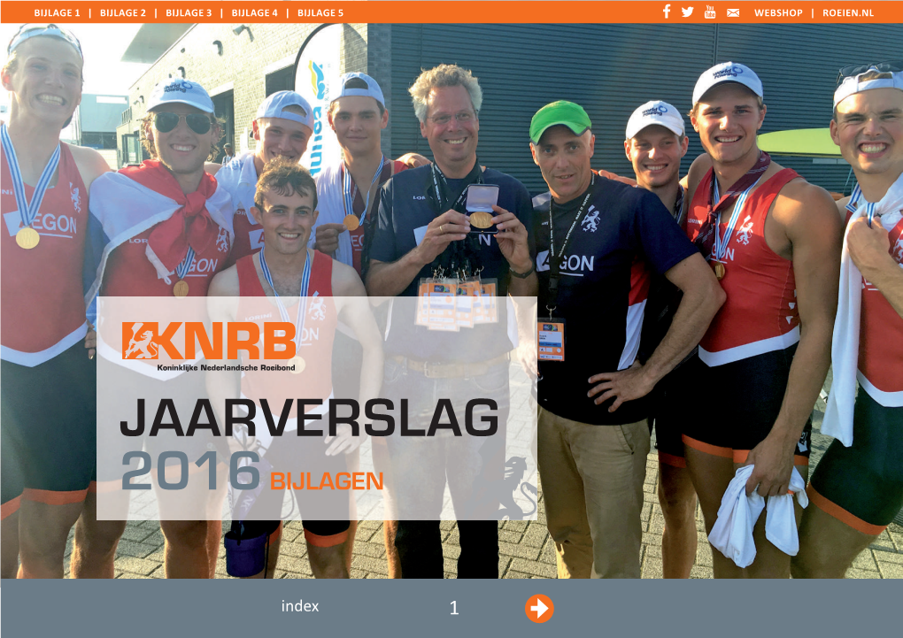 KNRB Jaarverslag 2016 Bijlagen.Indd