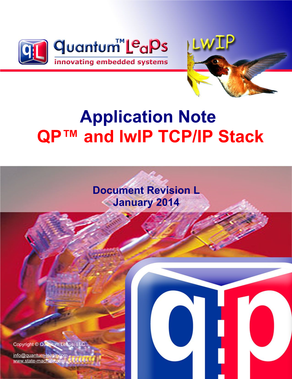AN QP and Lwip TCP/IP Stack
