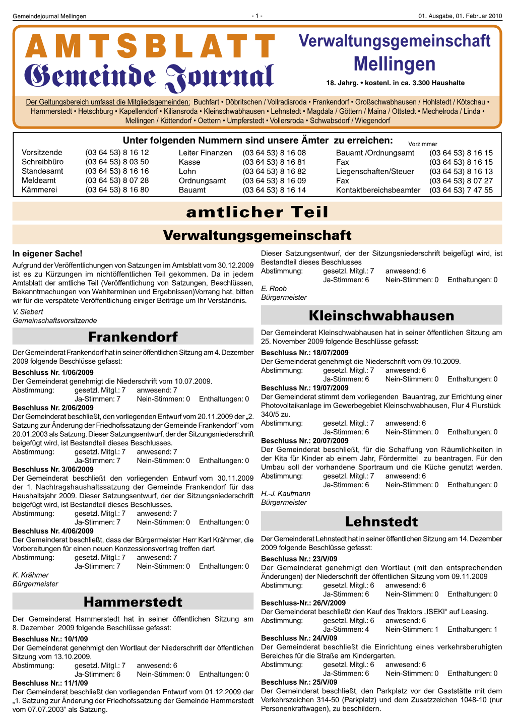 Amtsblatt 01-10 Mellingen.Indd