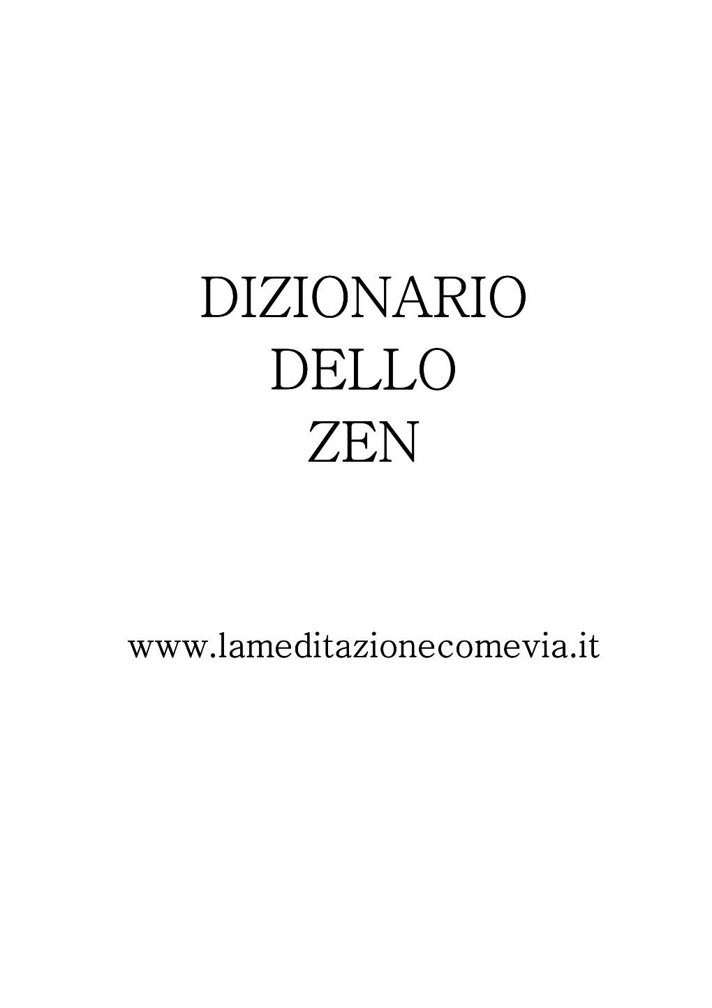 Dizionario Dello