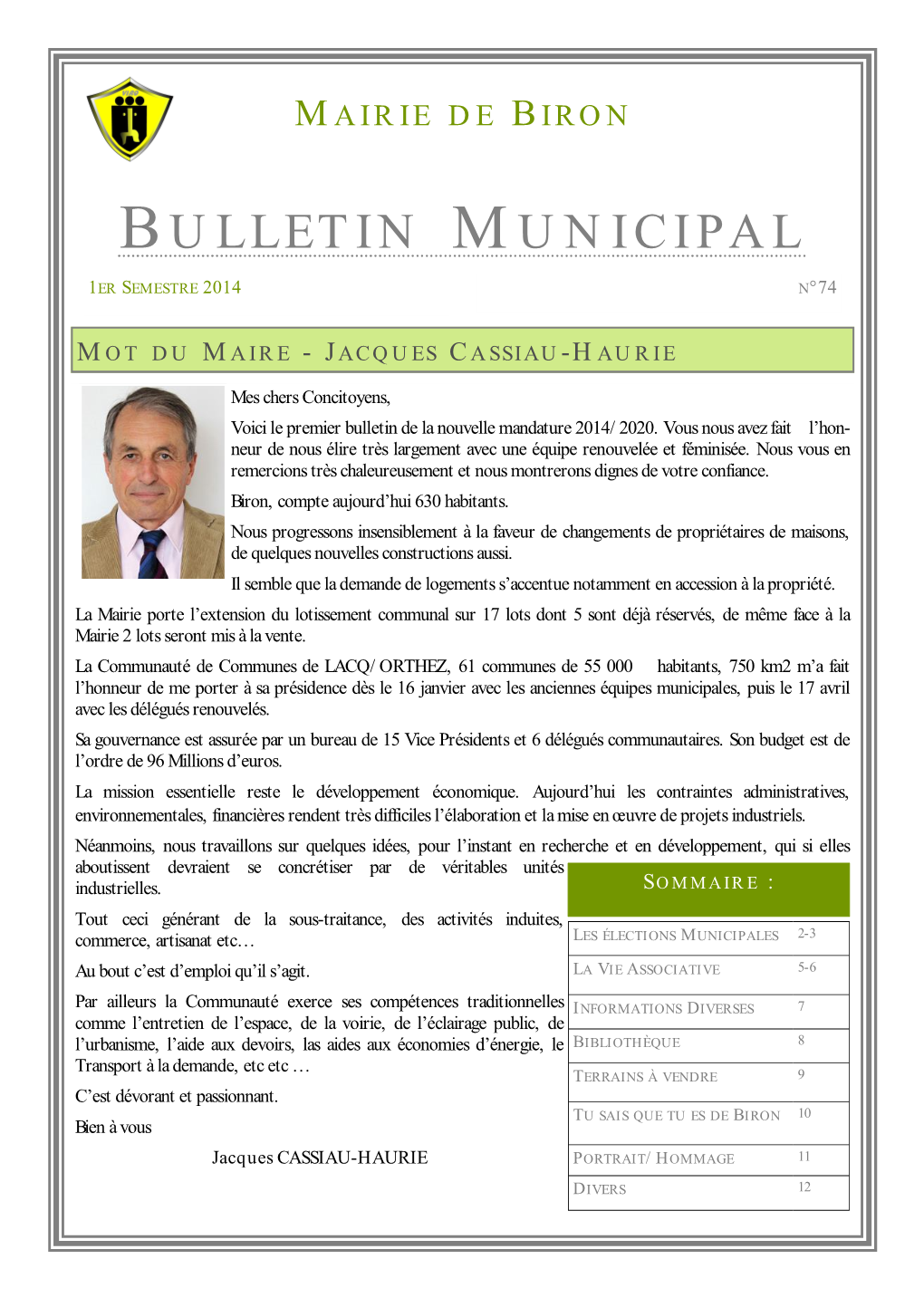 Bulletin Municipal