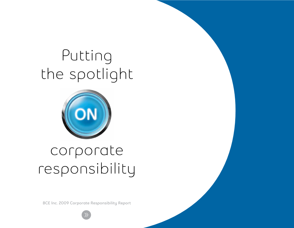 2009 Corporate Responsibility Report Accessible Format