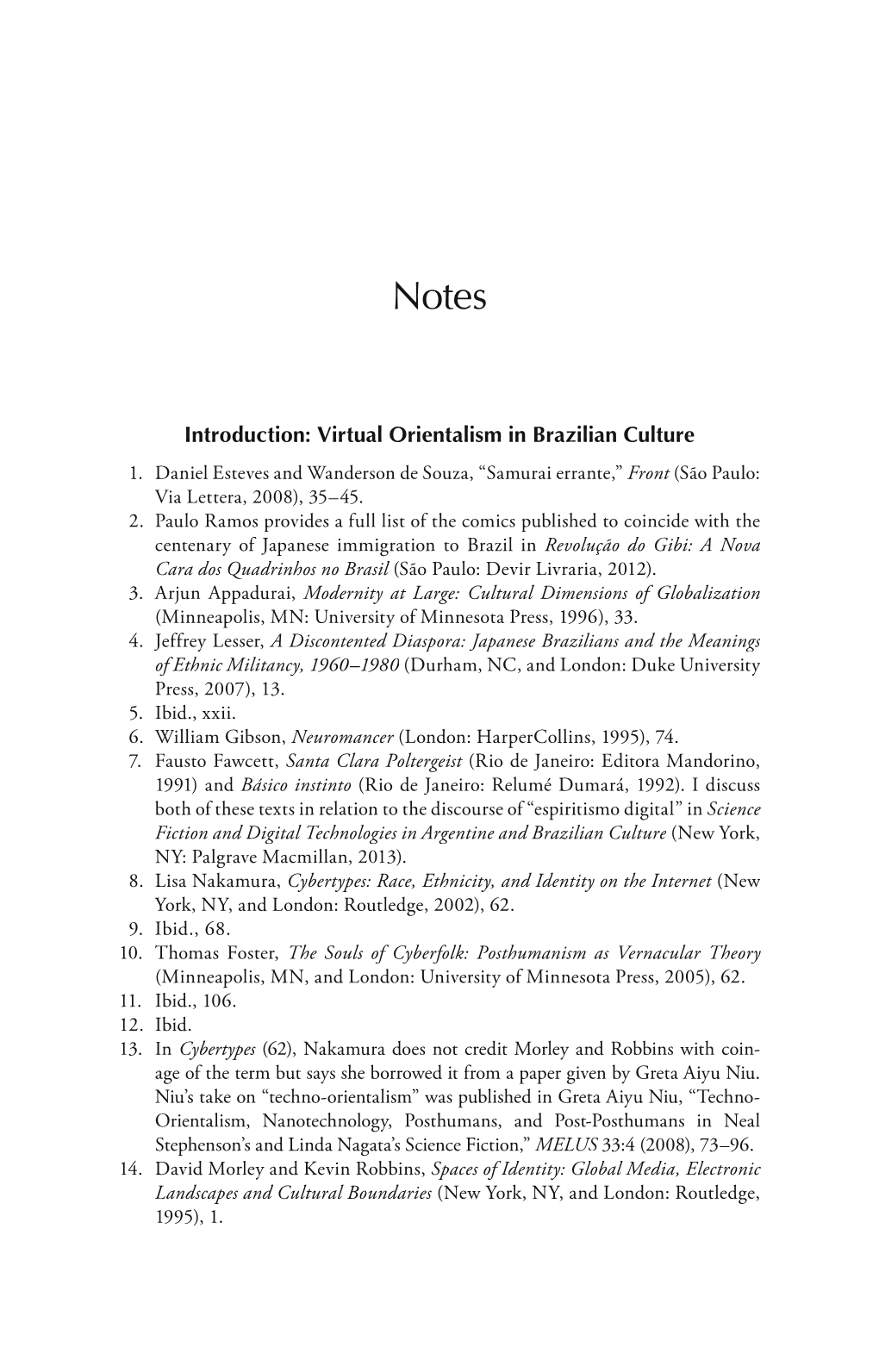 Introduction: Virtual Orientalism in Brazilian Culture 1