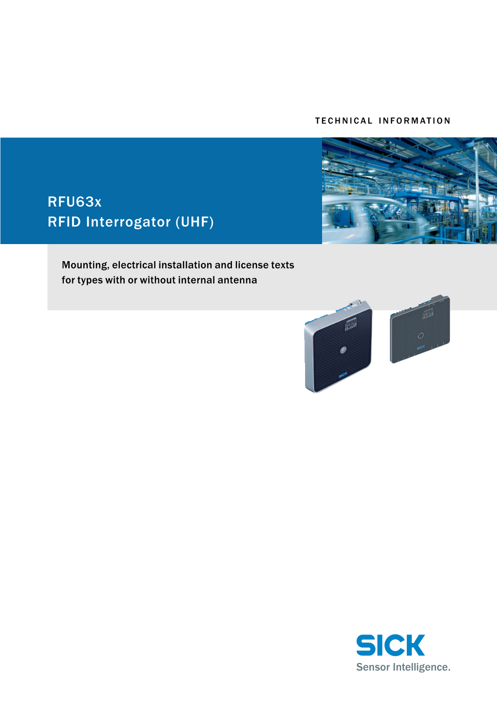 Rfu63x RFID Interrogator (UHF)