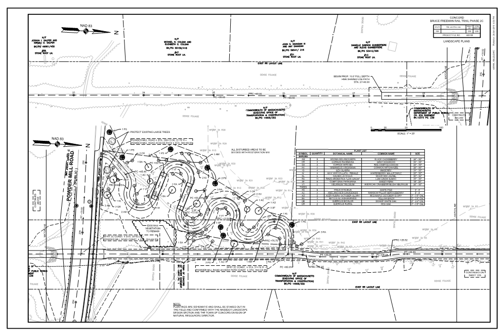 Landscape Plans and Details (PDF)