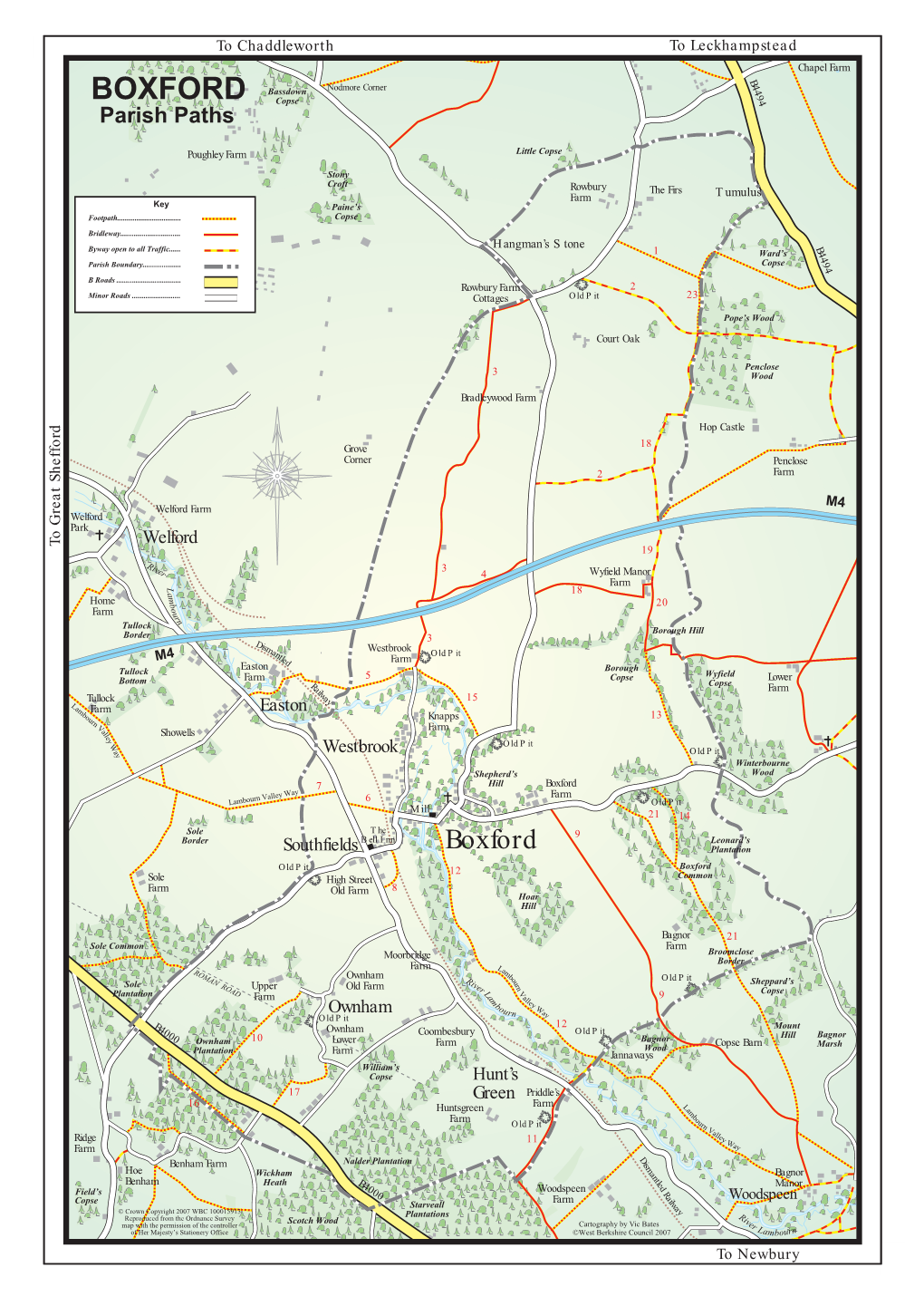 Boxford Parish Footpaths