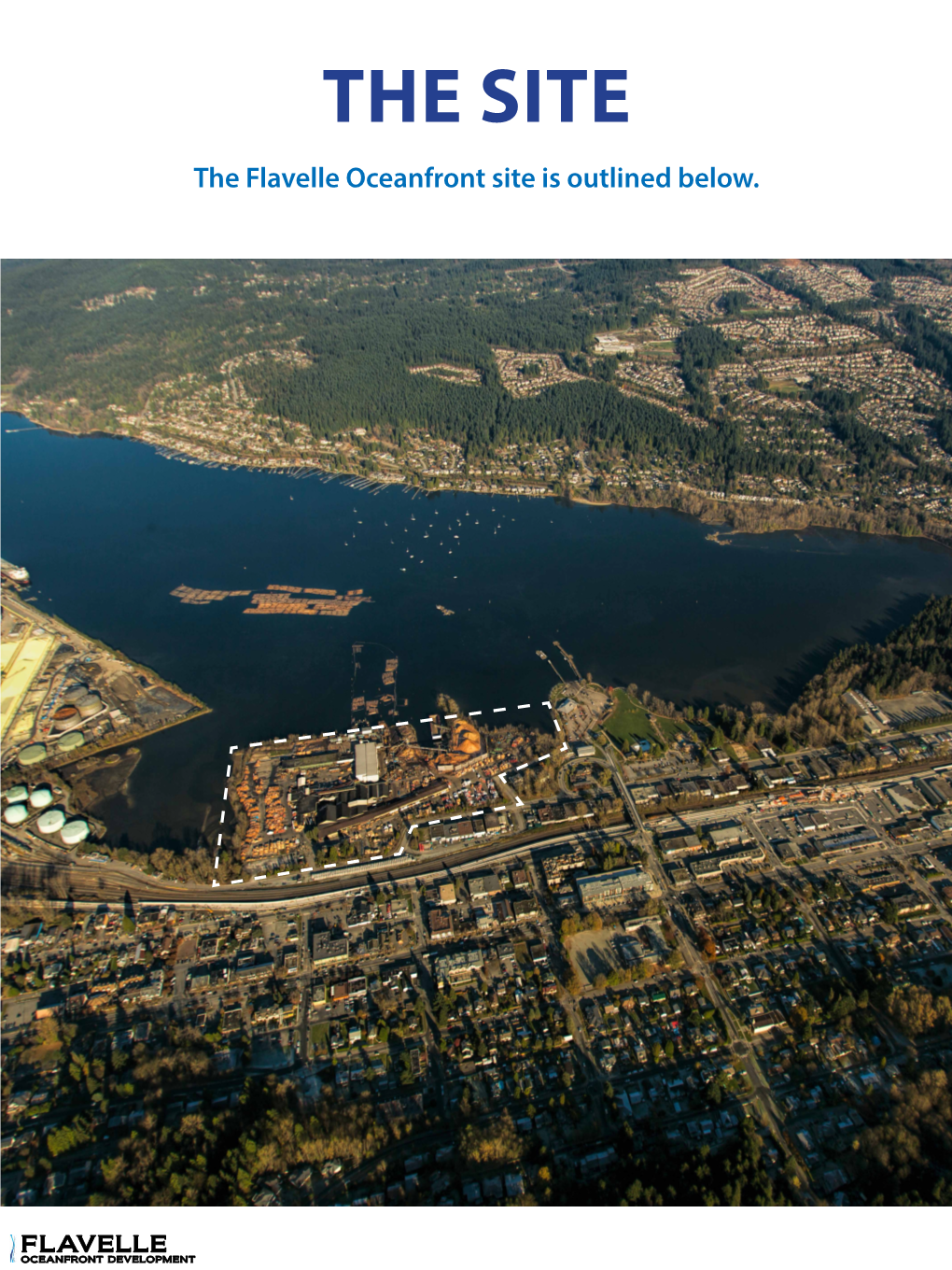 The Flavelle Oceanfront Site Is Outlined Below