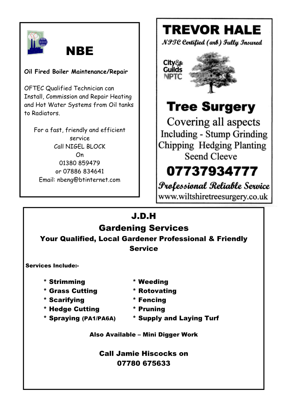 J.D.H Gardening Services Your Qualified, Local Gardener Professional & Friendly Service