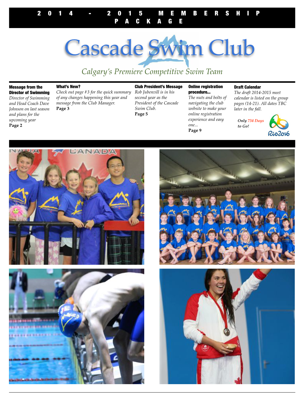Cascade Swim Club Calgary’S Premiere Competitive Swim Team