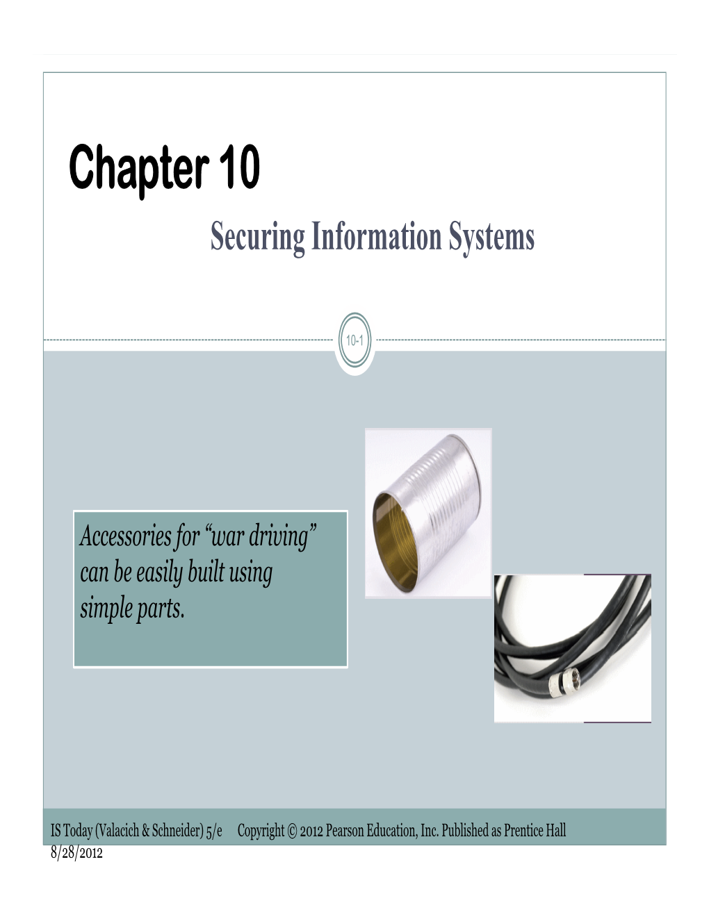 Chapter 10 Securing Information Systems