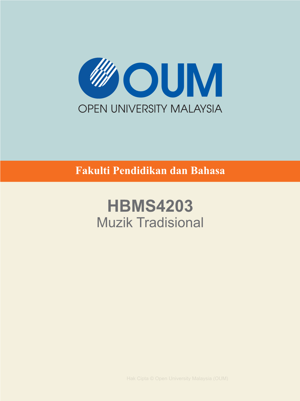 HBMS4203 Muzik Tradisional