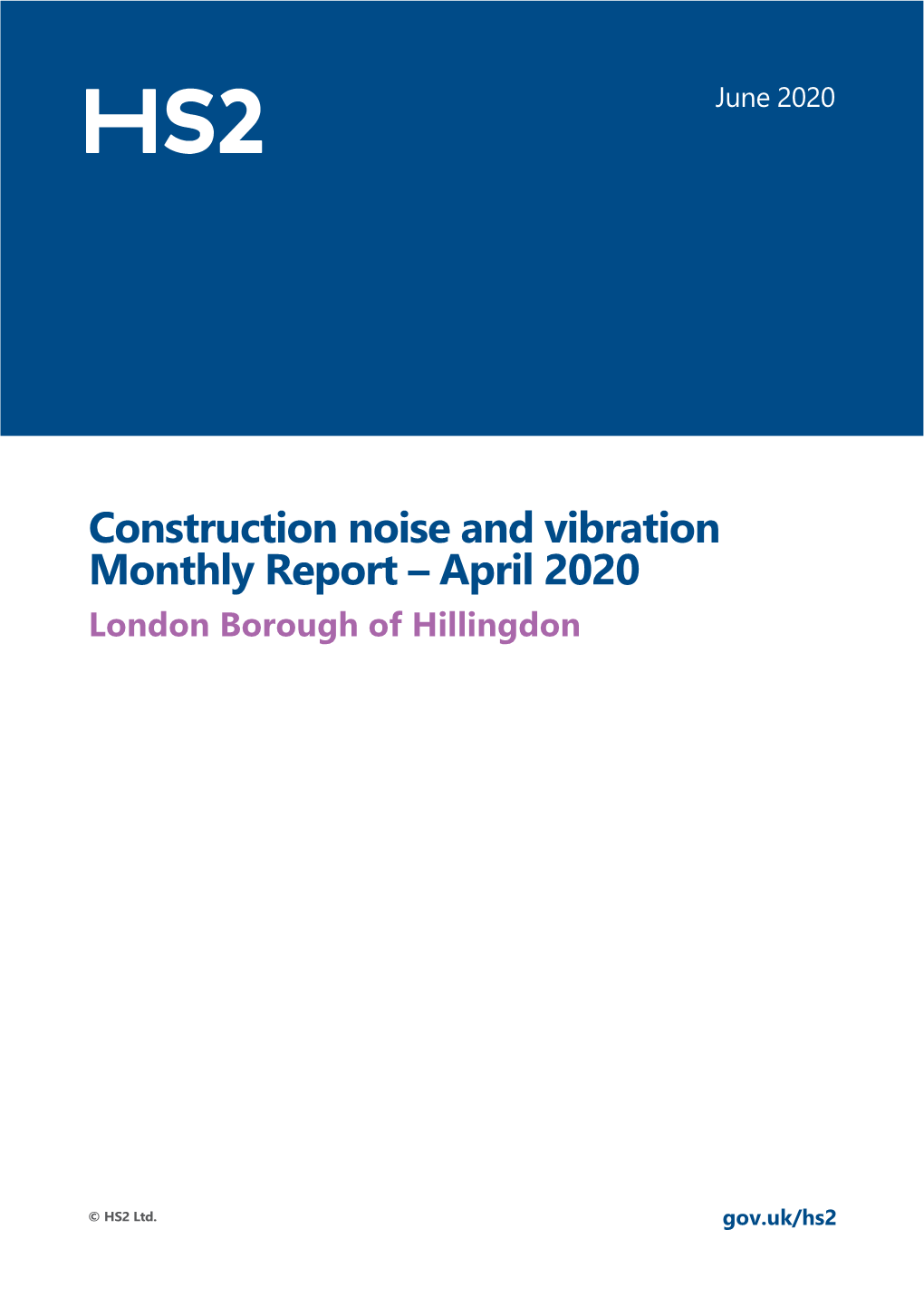 Hillingdon Noise Monitoring Report