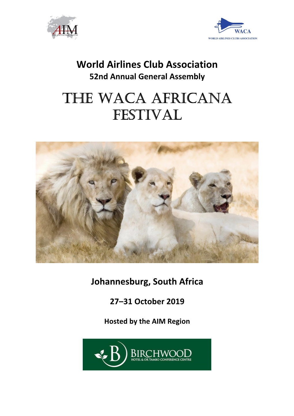 The WACA Africana Festival