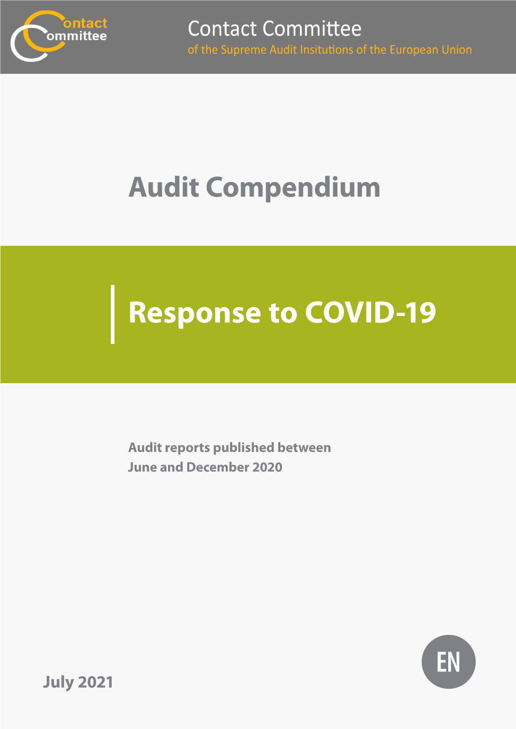CC Audit Compendium: Response to COVID-19