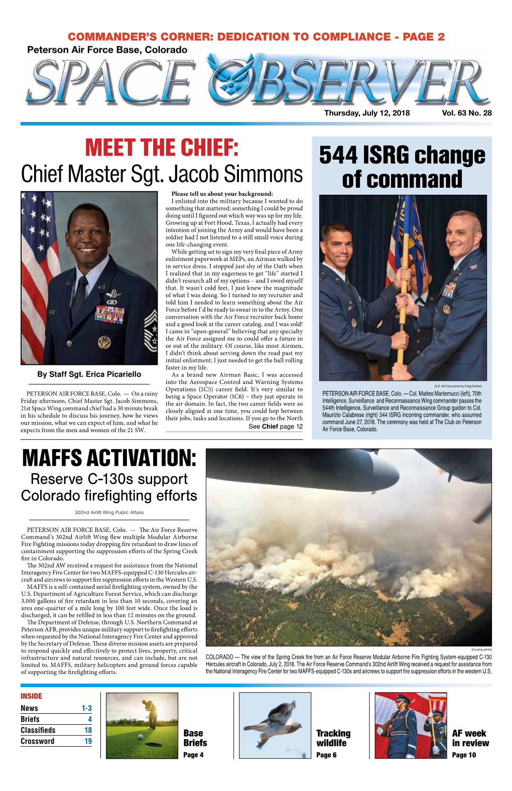 544 ISRG Change of Command