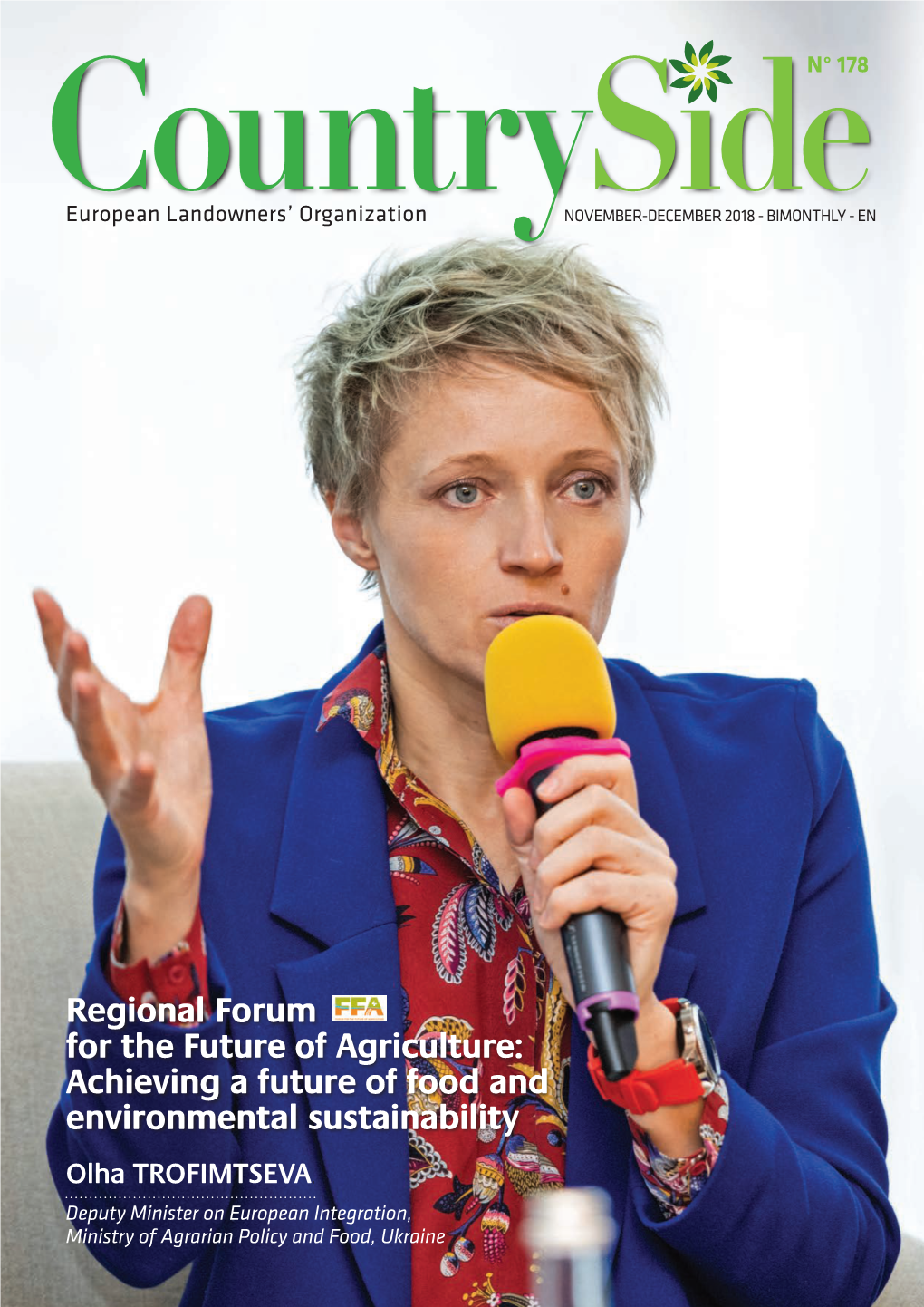 Regional Forum for the Future of Agriculture: Achieving a Future of Food and Environmental Sustainability