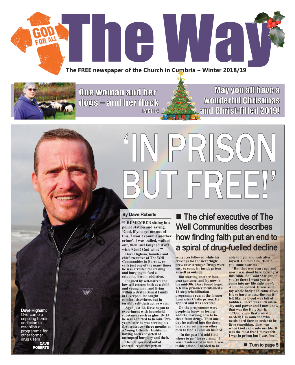 The FREE Newspaper of the Church in Cumbria – Winter 2018/19