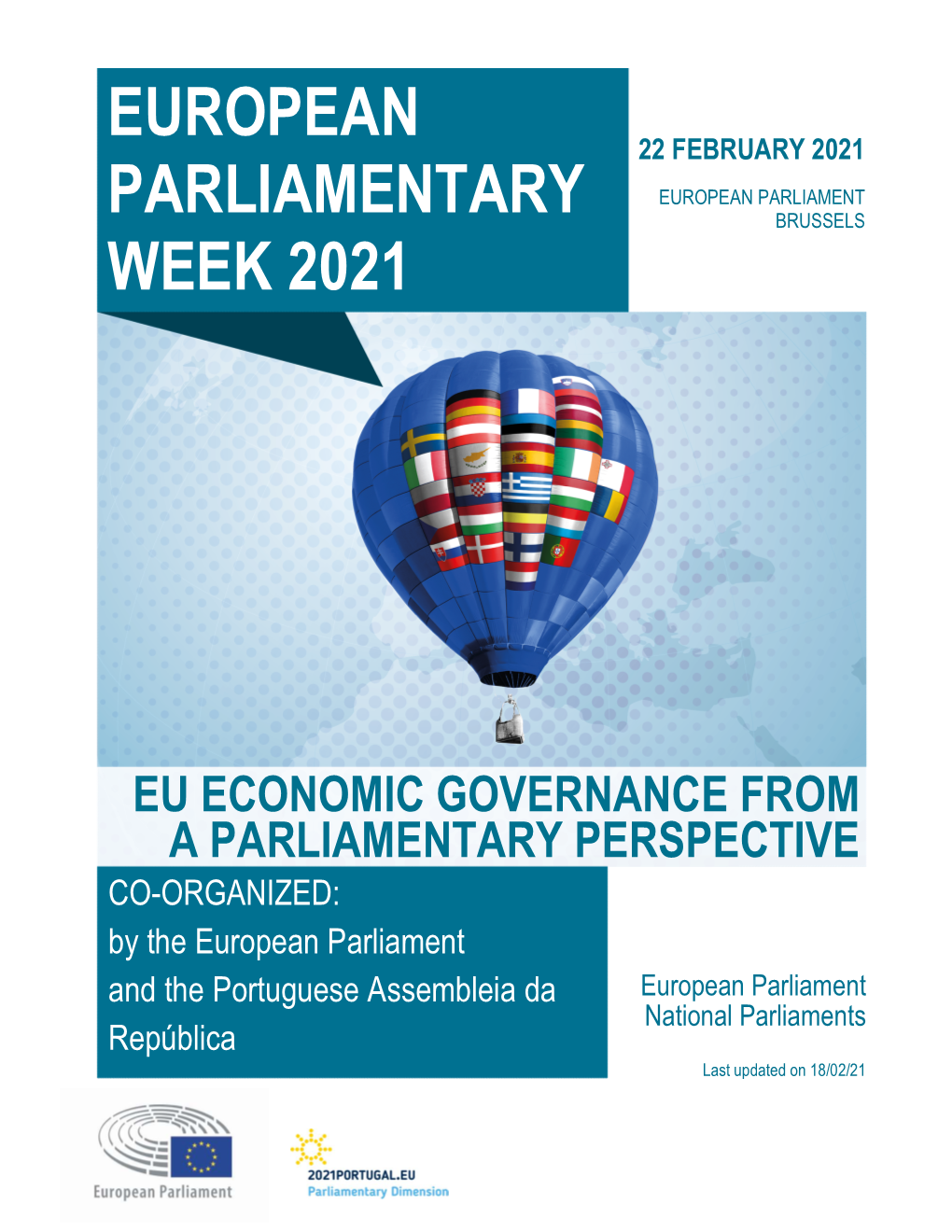 European Parliamentary Week 2021