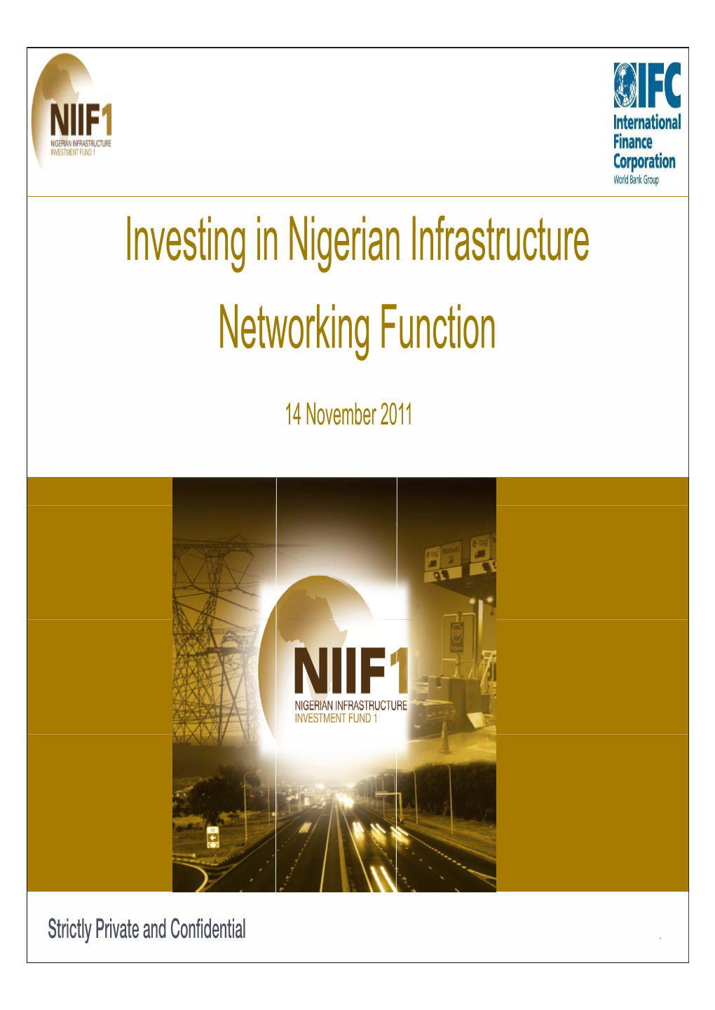 Investing in Nigerian Infrastructure Networking Function