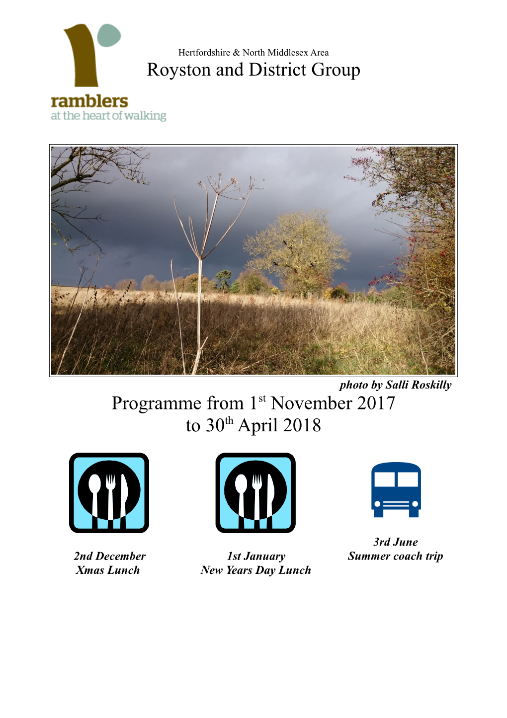 Royston Ramblers Program